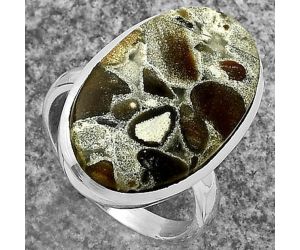 Natural Tabu Jasper Ring size-7 SDR175852 R-1004, 13x22 mm