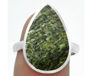 Natural Chrysotile Ring size-8 SDR175919 R-1004, 13x20 mm