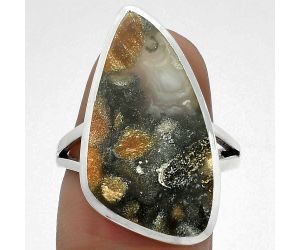 Natural Tabu Jasper Ring size-8 SDR175935 R-1005, 13x25 mm