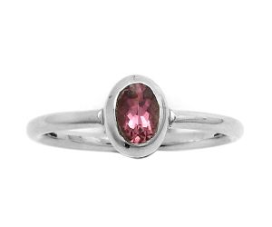 Natural Multi Tourmaline Ring size-8.5 SDR176318 R-1004, 4x6 mm