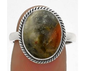 Natural Tabu Jasper Ring size-8.5 SDR177450 R-1009, 11x14 mm