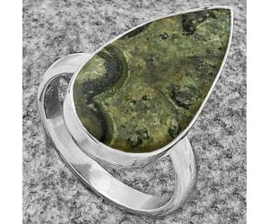 Natural Star Galaxy Jasper Ring size-7.5 SDR178239 R-1001, 12x22 mm