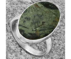 Natural Star Galaxy Jasper Ring size-7.5 SDR178241 R-1001, 13x20 mm