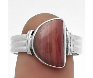 Natural Pink Tulip Quartz Ring size-9 SDR178684 R-1470, 9x13 mm