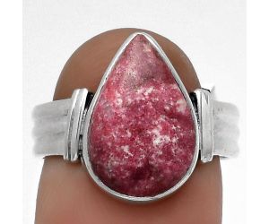 Natural Pink Thulite - Norway Ring size-7.5 SDR178691 R-1470, 10x15 mm