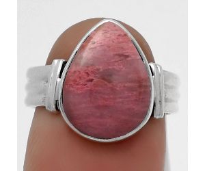 Natural Pink Tulip Quartz Ring size-7.5 SDR178706 R-1470, 11x14 mm