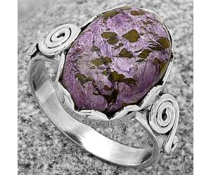 Natural Purpurite - South Africa Ring size-9 SDR178821 R-1315, 12x17 mm