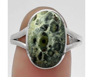 Natural Star Galaxy Jasper Ring size-9 SDR178918 R-1438, 11x16 mm