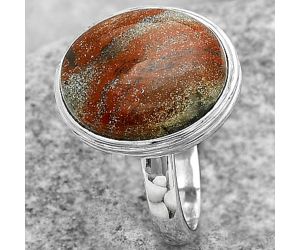 Natural Tabu Jasper Ring size-8 SDR181034 R-1007, 11x14 mm