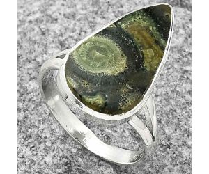 Natural Star Galaxy Jasper Ring size-8.5 SDR181344 R-1005, 12x20 mm