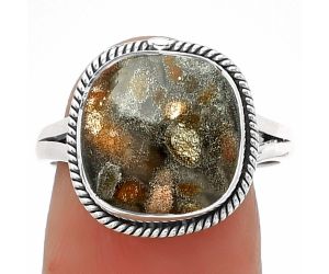 Natural Tabu Jasper Ring size-7 SDR181420 R-1010, 12x12 mm