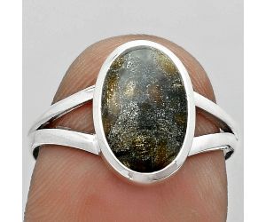 Natural Tabu Jasper Ring size-7 SDR181588 R-1005, 8x12 mm