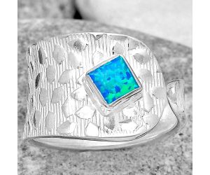 Adjustable - Fire Opal Ring size-7 SDR187138 R-1319, 5x5 mm