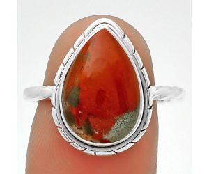 Natural Tabu Jasper Ring size-8 SDR188832 R-1011, 10x14 mm