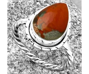 Natural Tabu Jasper Ring size-8 SDR188832 R-1011, 10x14 mm