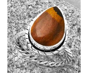 Natural Outback Jasper Ring size-7 SDR188880 R-1011, 11x16 mm