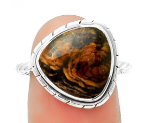 Natural Outback Jasper Ring size-8 SDR188934 R-1011, 13x13 mm