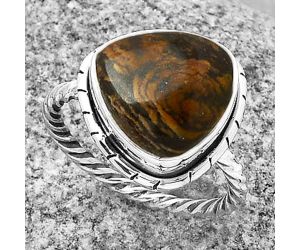 Natural Outback Jasper Ring size-8 SDR188934 R-1011, 13x13 mm