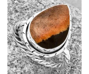 Natural Outback Jasper Ring size-8 SDR188944 R-1011, 12x18 mm