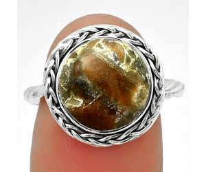 Natural Tabu Jasper Ring size-7 SDR188978 R-1142, 11x11 mm