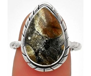 Natural Tabu Jasper Ring size-7 SDR189455 R-1011, 11x16 mm