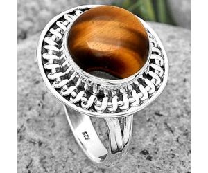 Natural Tiger Eye - Africa Ring size-8 SDR193967 R-1279, 11x11 mm