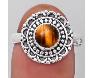Natural Tiger Eye - Africa Ring size-9 SDR194523 R-1256, 7x7 mm