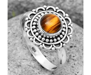 Natural Tiger Eye - Africa Ring size-9 SDR194523 R-1256, 7x7 mm