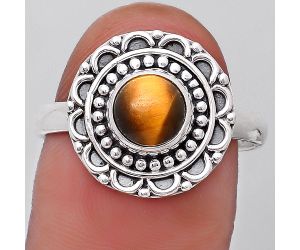 Natural Tiger Eye - Africa Ring size-9.5 SDR194524 R-1256, 7x7 mm
