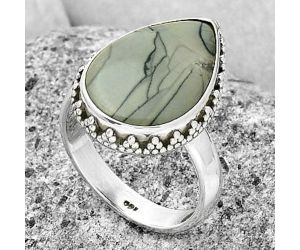 Natural Picasso Jasper Ring size-7 SDR194532 R-1096, 12x18 mm