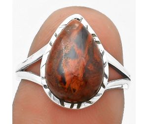 Natural Cherry Creek Ring size-7 SDR201920 R-1074, 10x14 mm