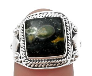 Star Galaxy Jasper Ring size-9 SDR206041 R-1291, 11x11 mm