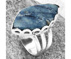 Blue Scheelite Ring size-7 SDR207783 R-1428, 13x24 mm