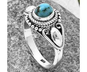 Egyptian Turquoise Ring Size-8.5 SDR212776 R-1300, 6x7 mm