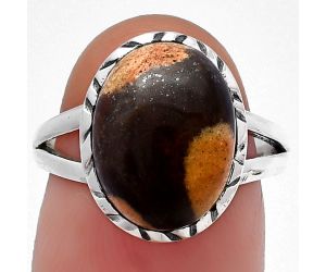 Outback Jasper Ring Size-7 SDR213168 R-1074, 10x14 mm