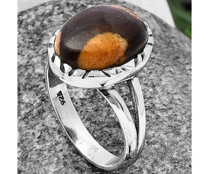 Outback Jasper Ring Size-7 SDR213168 R-1074, 10x14 mm