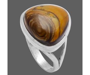 Outback Jasper Ring size-8 SDR216533 R-1002, 16x16 mm