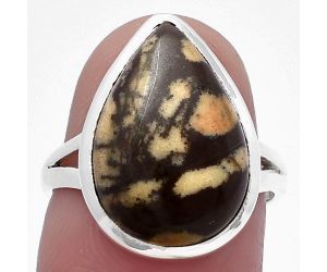 Outback Jasper Ring size-7 SDR216542 R-1002, 12x17 mm