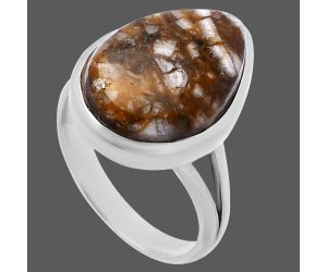 Wild Horse Jasper Ring size-7 SDR221287 R-1005, 12x17 mm