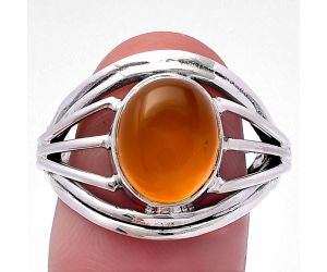 Yellow Onyx Ring size-9 SDR221932 R-1330, 9x11 mm