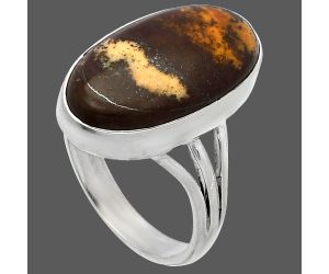 Outback Jasper Ring size-8 SDR225427 R-1003, 11x20 mm