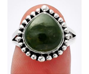 Nephrite Jade Ring size-7 SDR225945 R-1154, 11x11 mm
