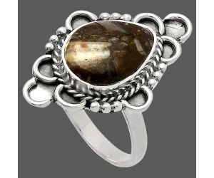 Wild Horse Jasper Ring size-9 SDR227566 R-1229, 10x14 mm