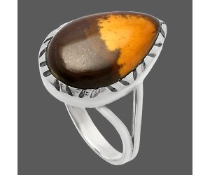 Outback Jasper Ring size-7 SDR227978 R-1074, 11x17 mm