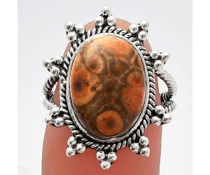 Poppy Jasper Ring size-7 SDR228621 R-1234, 11x15 mm