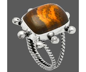 Outback Jasper Ring size-8 SDR229004 R-1268, 11x15 mm