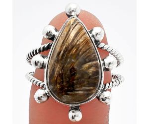 Stick Agate Ring size-8 SDR229012 R-1268, 12x18 mm