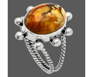 Rosetta Picture Jasper Ring size-9.5 SDR229041 R-1268, 12x15 mm