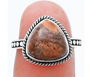 Poppy Jasper Ring size-7.5 SDR229366 R-1066, 11x11 mm