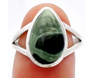 Picasso Jasper Ring size-8 SDR230445 R-1005, 10x15 mm